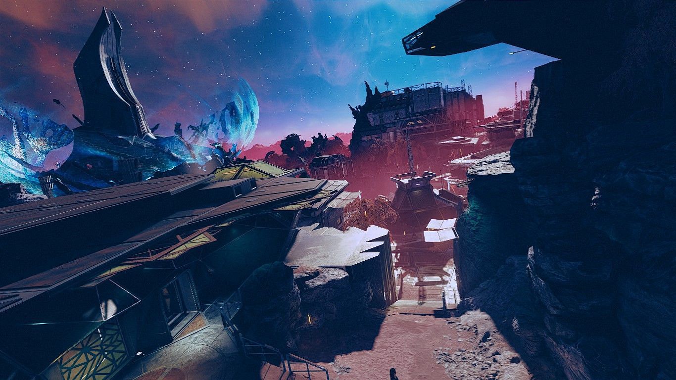Shattered Space is a looker at times, too bad there's not enough to look into (Image via Bethesda Softworks)